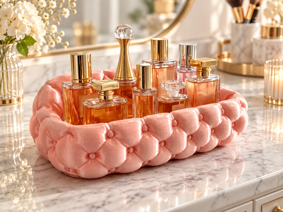 Bandeja acolchada para perfumes 3D