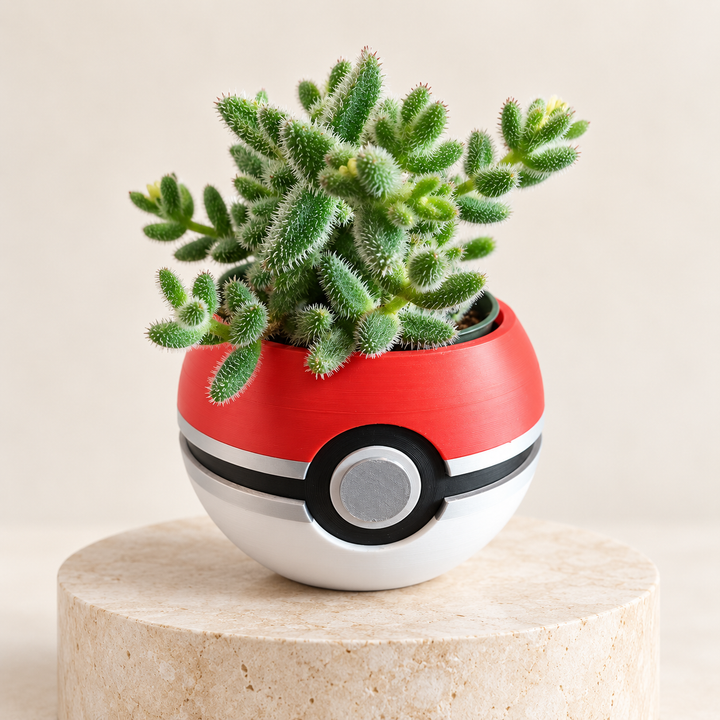 Maceta Poké Ball 3D