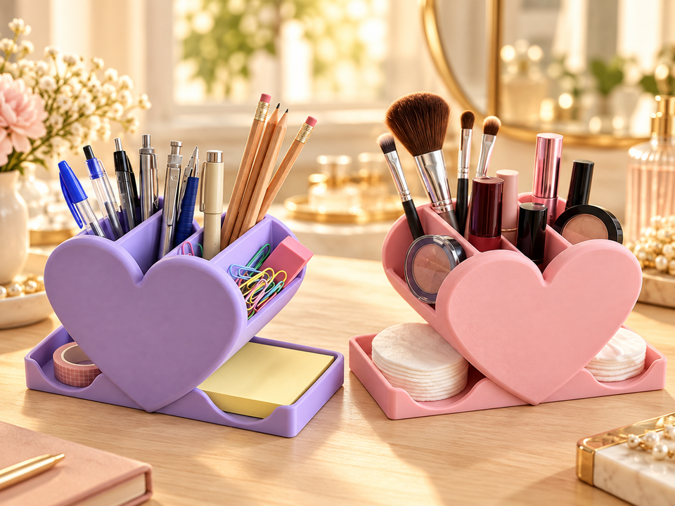 Organizador de corazón 3D